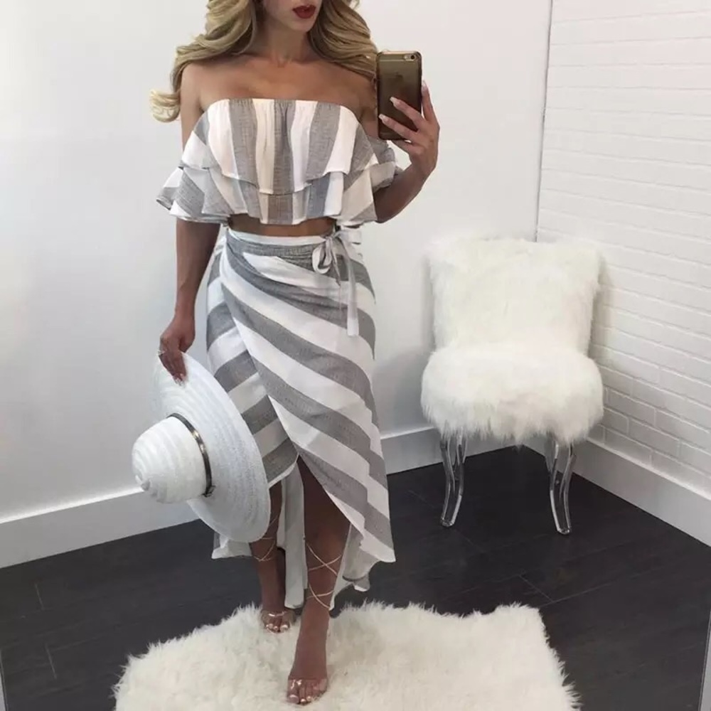 2 set skirt and top